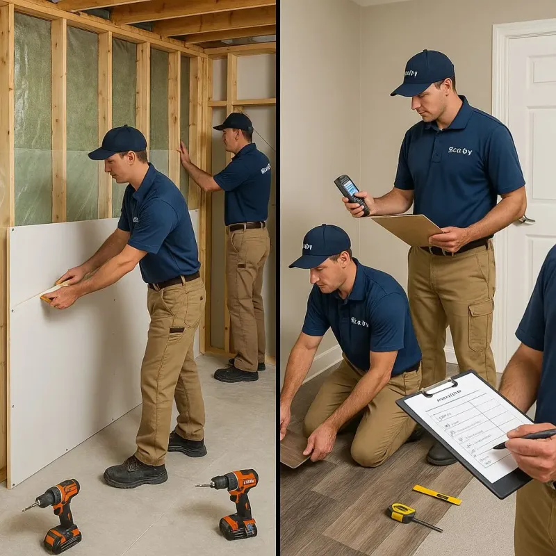 Repairs and Reconstruction process in South Patrick Shores, FL