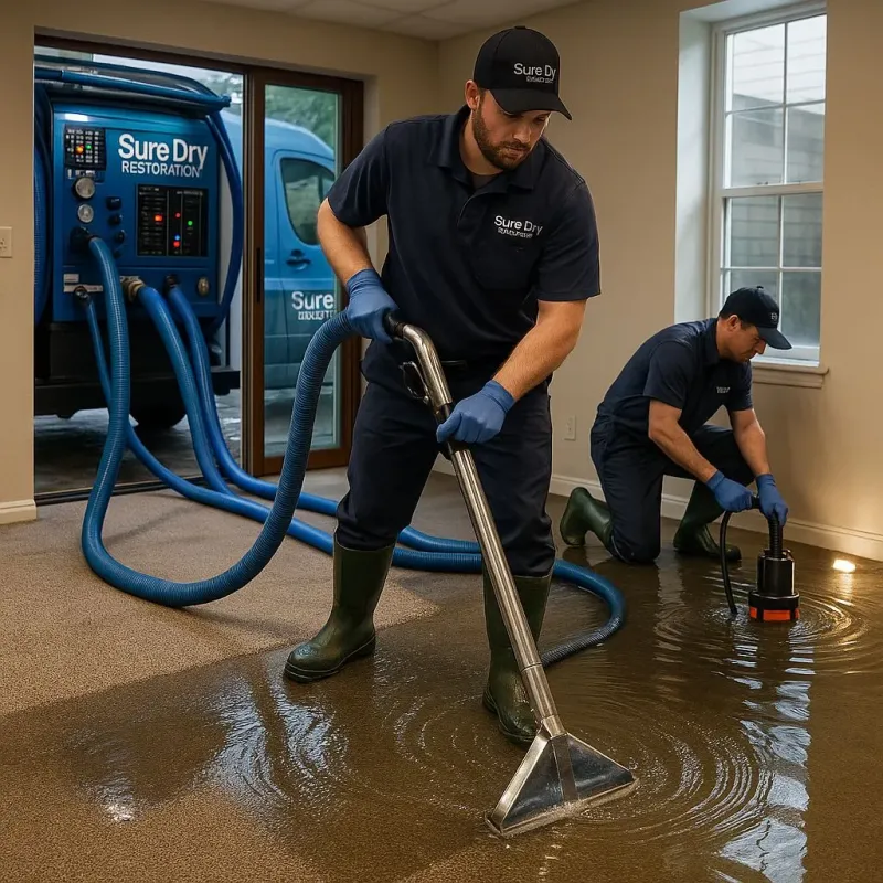 Water Extraction and Removal process in South Patrick Shores, FL
